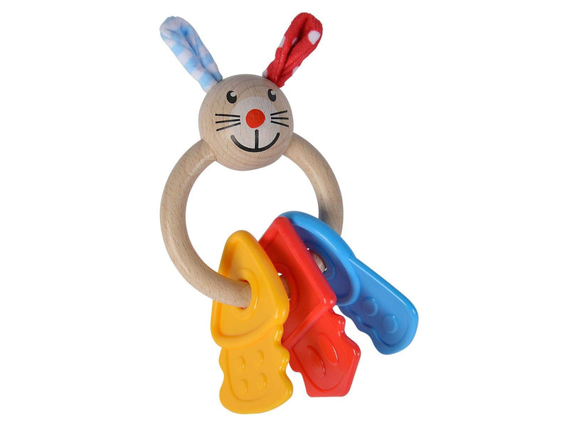Eichhorn Baby Wooden Teether Rabbit
