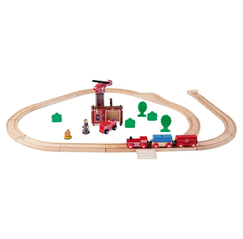 Eichhorn Train Track with Bridge Playset 33 piece