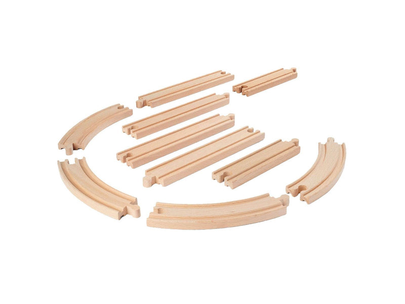 Eichhorn Train Tracks Tracks Playset 10 pieces.