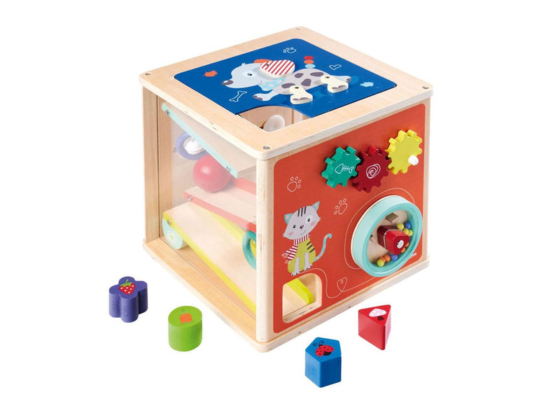 Eichhorn Wooden Activity Box with Shapes