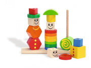 Eichhorn Wooden Stacking Puzzle Figures