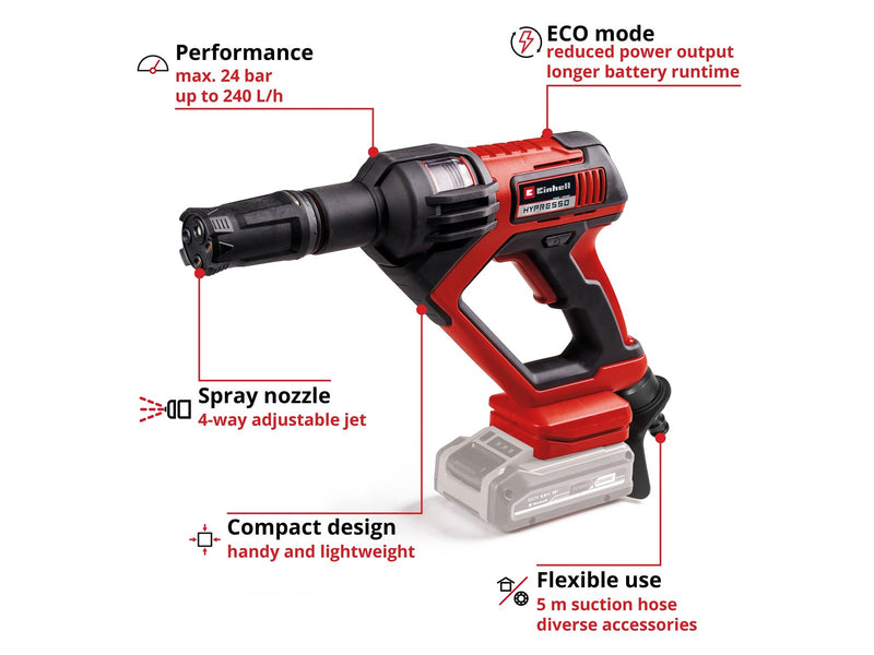Einhell Hochdruckreiniger HYPRESSO 18/24-1 pressure washer