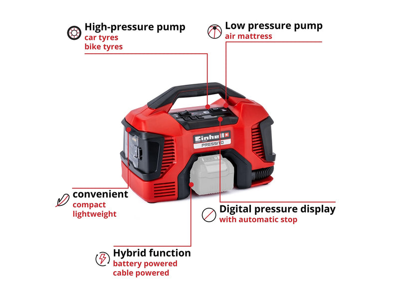 Einhell Hybrid-Compressor PRESSITO
