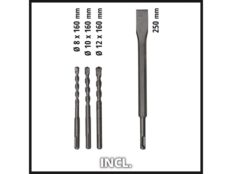 Einhell Rotary Hammer TC-RH 620 4F Kit