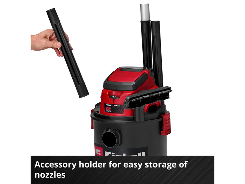 Einhell Staubsauger Cordl. Wet/Dry Vacuum Cleaner TC-VC 18/15 Li-Solo