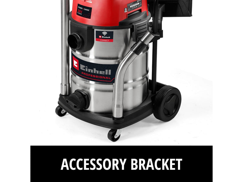 Einhell Staubsauger Cordl. Wet/Dry Vacuum Cleaner TP-VC 36/30 S Auto-Solo