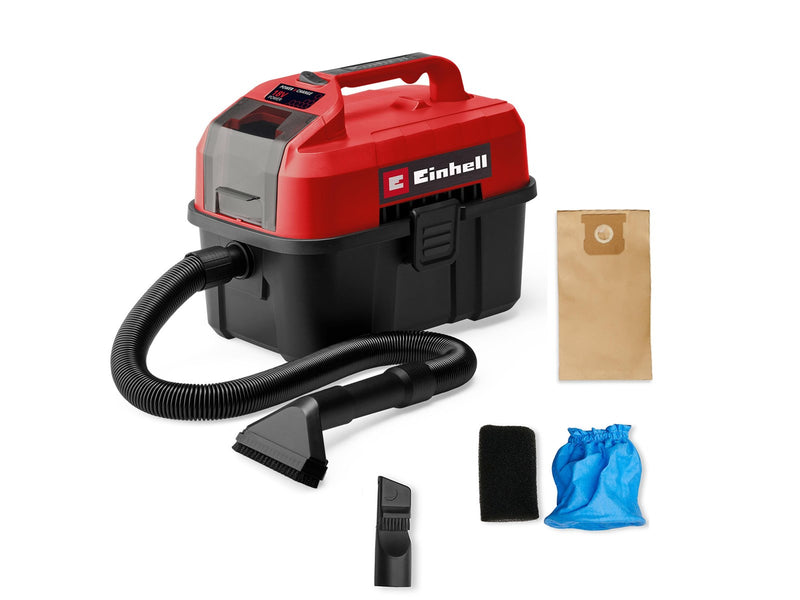 Einhell Staubsauger TE-VC 18/10 Li-Solo Cordless Wet & Dry Vacuum Cleaner