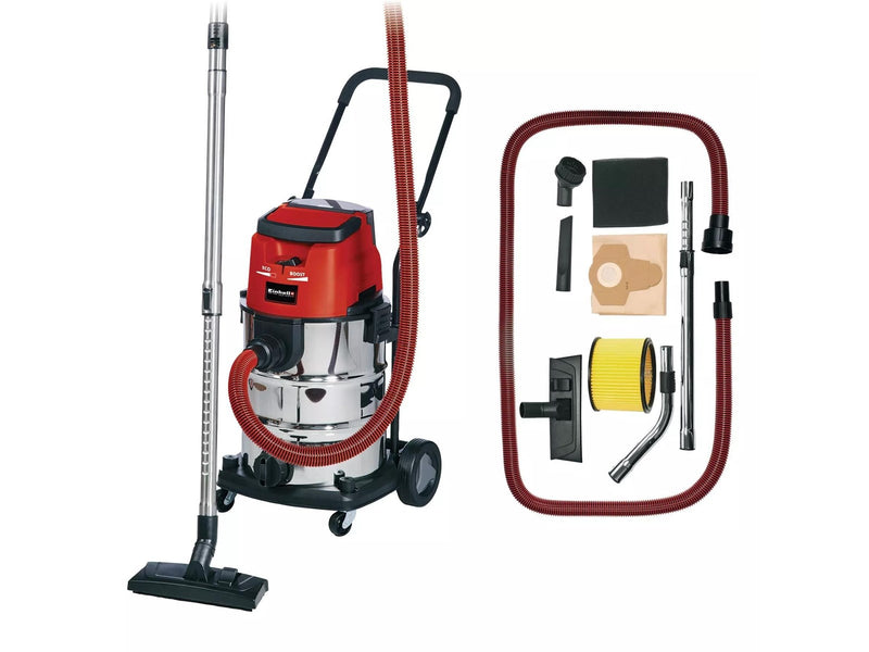 Einhell Staubsauger TE-VC 36/30 Li S-Solo Cordless Wet and Dry Vacuum Cleaner