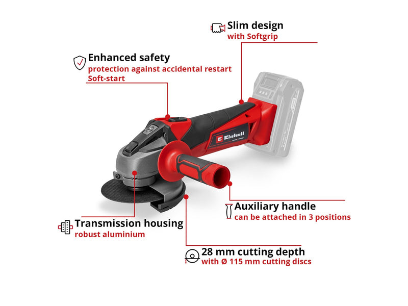 Einhell TC-AG 115 angle grinder