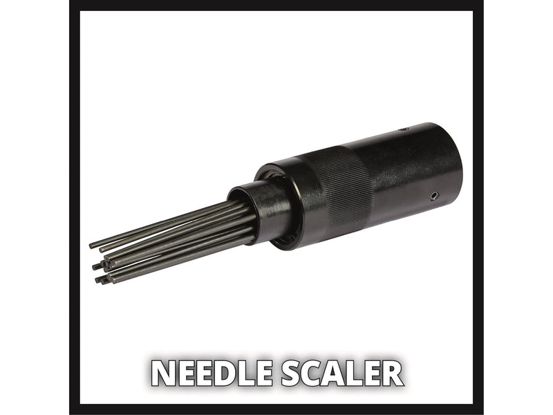 Einhell TC-PC 45 pneumatic chisel hammer w/needle hammer and 4 chisels
