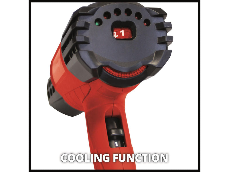 Einhell TE-HA 2000 E heat gun with 3 steps and accessories 230V/2000W