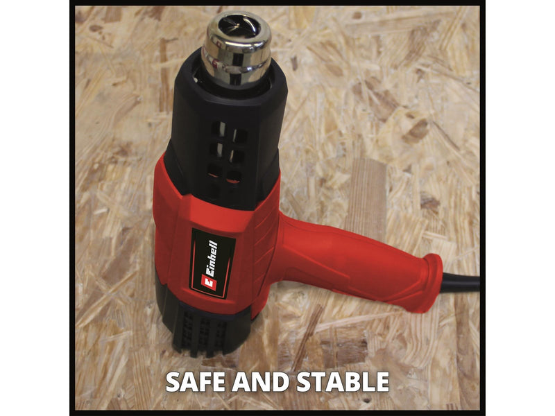 Einhell TE-HA 2000 E heat gun with 3 steps and accessories 230V/2000W