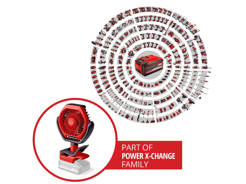 Einhell Trådløs ventilator GC-CF 18/110 Li-Solo
