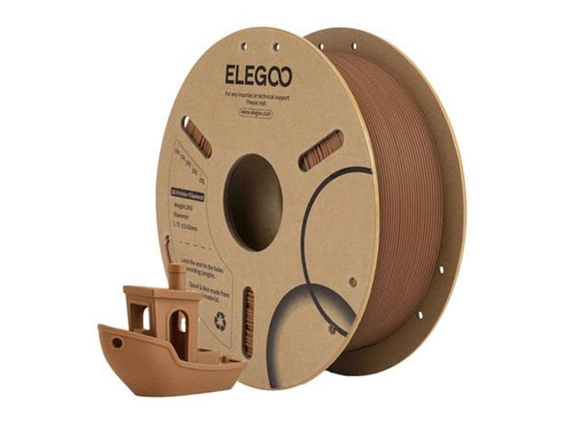 Elegoo PLA Wood Filament - Indian Oak