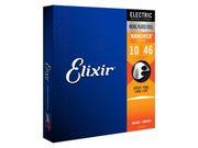 Elixir Strings 12052 - Vernickelter Stahl - E-Gitarren-Saiten - Nanoweb - Light (10-46)