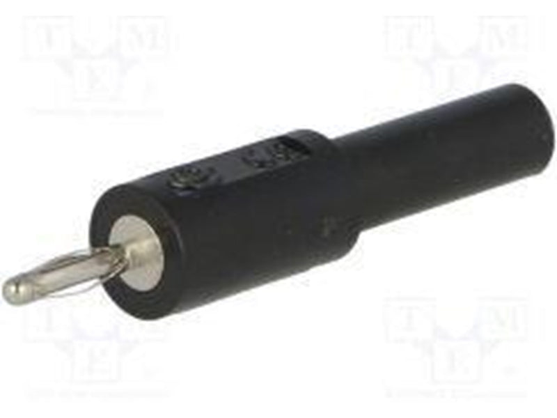 Elma Instruments Banana plug adapter - ada ø4/4mm black 1057