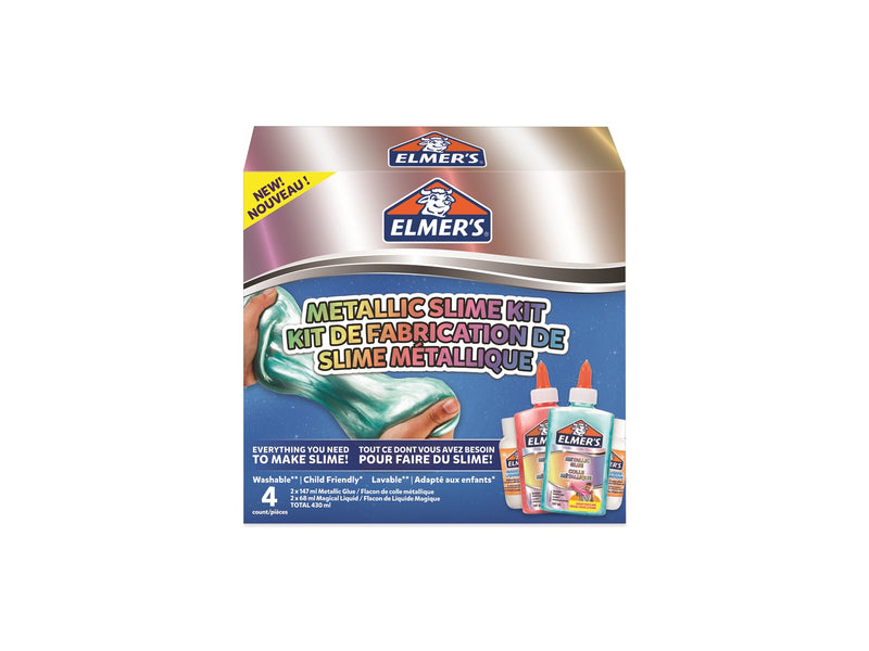 Elmer's Metallic Slime Kit | 4-teiliges Kit
