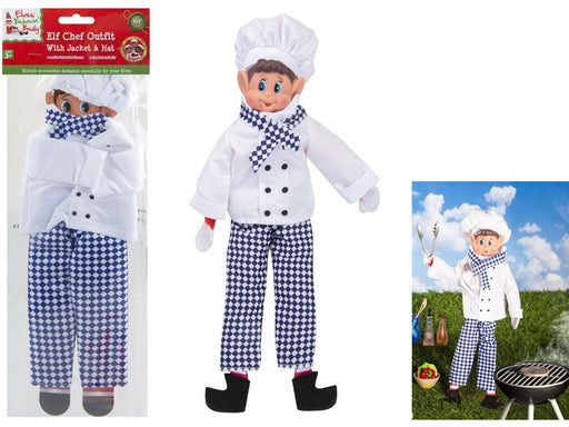 Elves Behavin' Badley Elf Chef Outfit with Hat