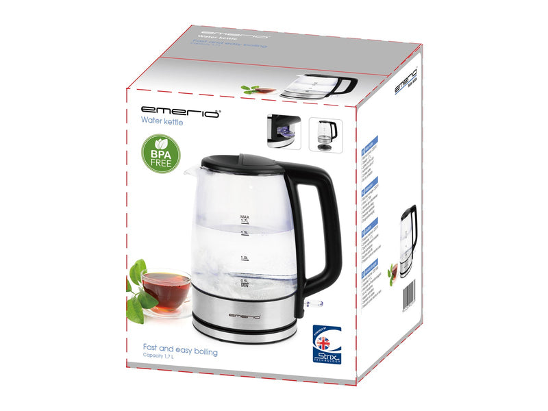 Emerio Wasserkocher WK-130126 - Silber - 2200 W