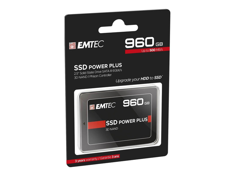 Emtec X150 Power Plus 3D NAND SSD - 960GB - SATA-600 - 2.5"