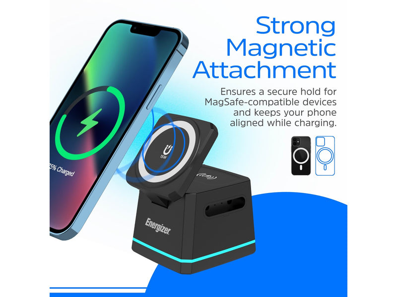 Energizer All-In-One Kabelloses Ladedock - 15W - Magsafe