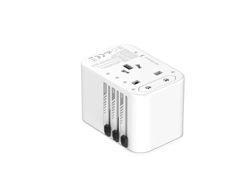 Energizer Globales Reiseladegerät - 65W - PD (2xUSB-C + USB-A)