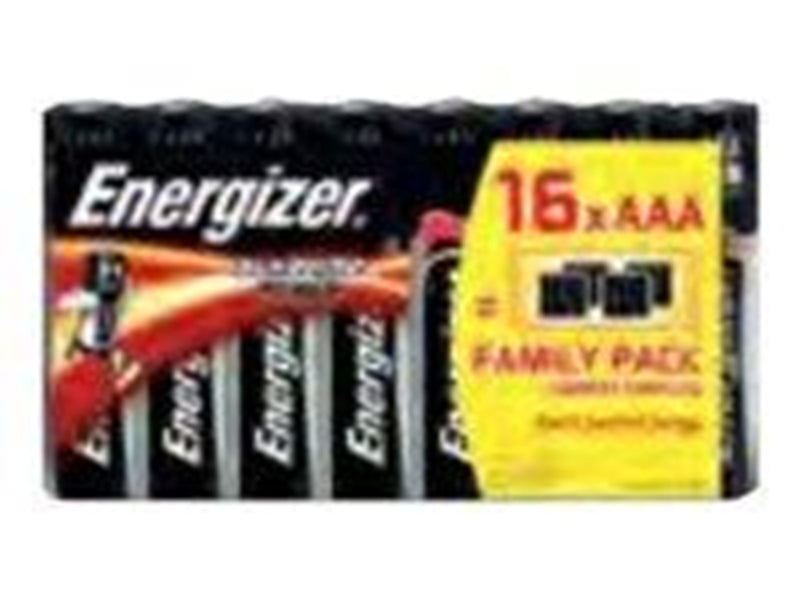 Energizer batteri - AAA type - Alkalisk x 16