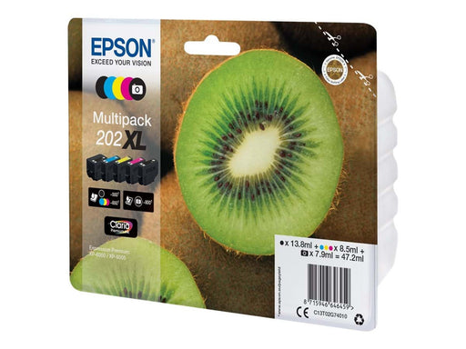 Epson Multipack 202XL - (Black Yellow Cyan Magenta Photo Black) Ink