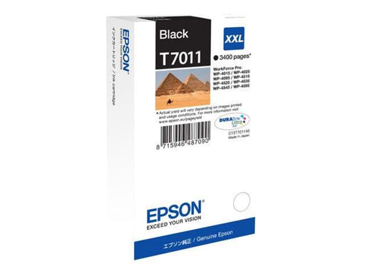 Epson T7011 XXL Ink Cartridge - Black - Tintenpatrone Schwarz