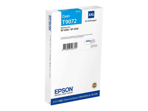 Epson T9072 - XXL size - cyan - original - ink cartridge