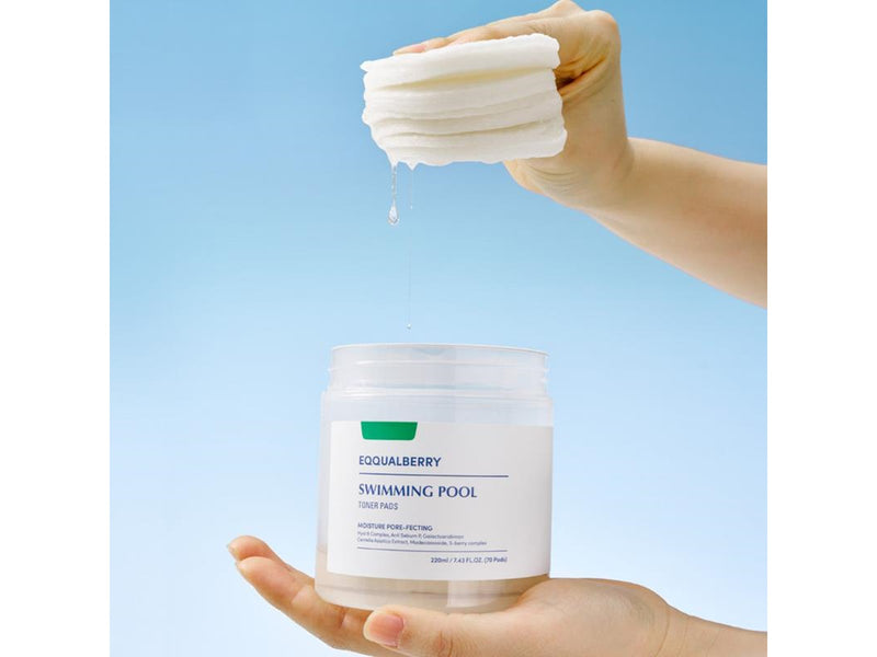 Eqqualberry Swimming Pool Toner Pads 220 ml / 70 pcs
