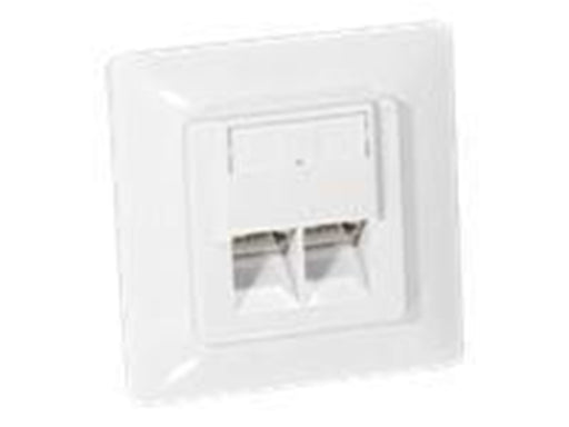 Equip Netværksudtag C5 8/8. Signalhvid