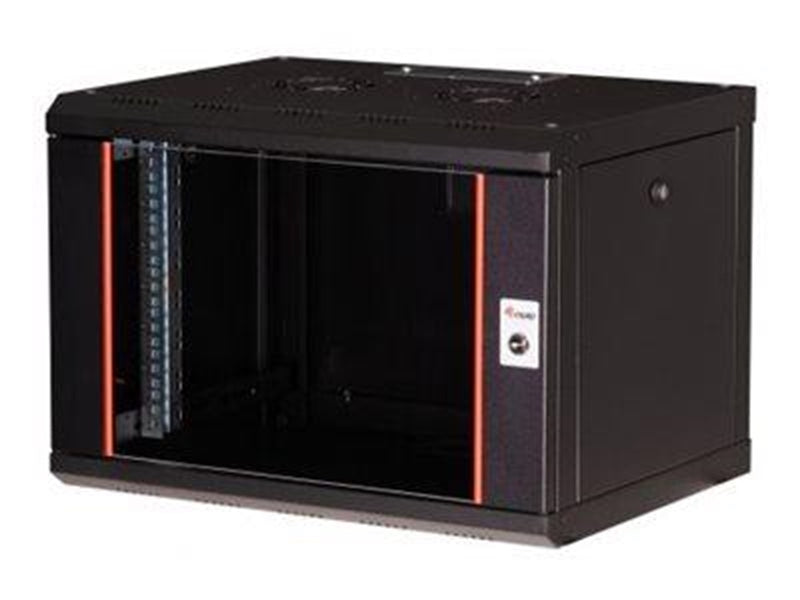 Equip Pro Mount - rack - 600x450 mm with glass door removable and lockable panels assembled - 7U