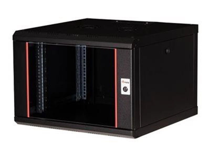 Equip Pro Mount - rack - 600x600 mm with glass door removable and lockable panels assembled - 7U