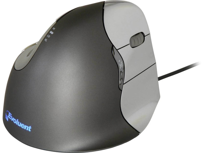Ergonomic Solutions Evoluent Vertical Mouse 4 - Ergonomische Maus (Grau)