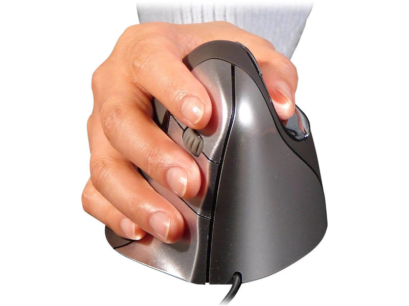 Ergonomic Solutions Evoluent Vertical Mouse 4 - Ergonomische Maus (Grau)