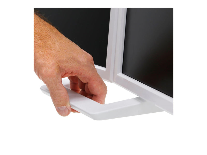 Ergotron HX Dual Monitor Arm Low-Profile Top Mount C-Clamp