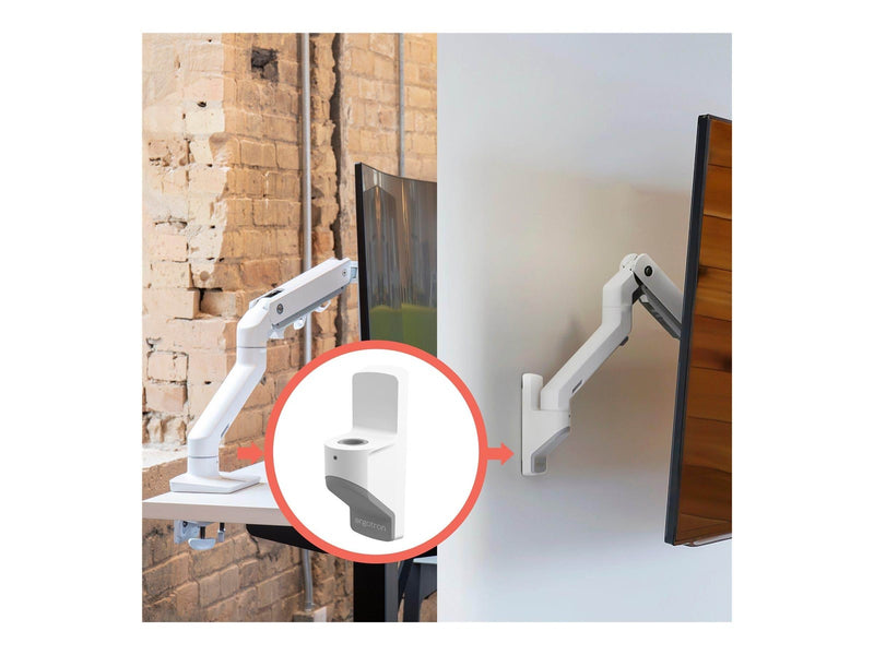 Ergotron HX mounting component - for Monitor - white - Max - recommended for