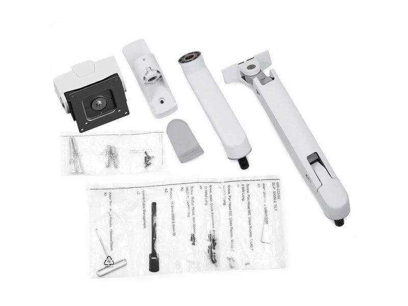 Ergotron HX mounting kit - Constant Force Technology - for curved LCD display - for extreme-depth curved screens - white - Max 17 kg - recommended for 57"