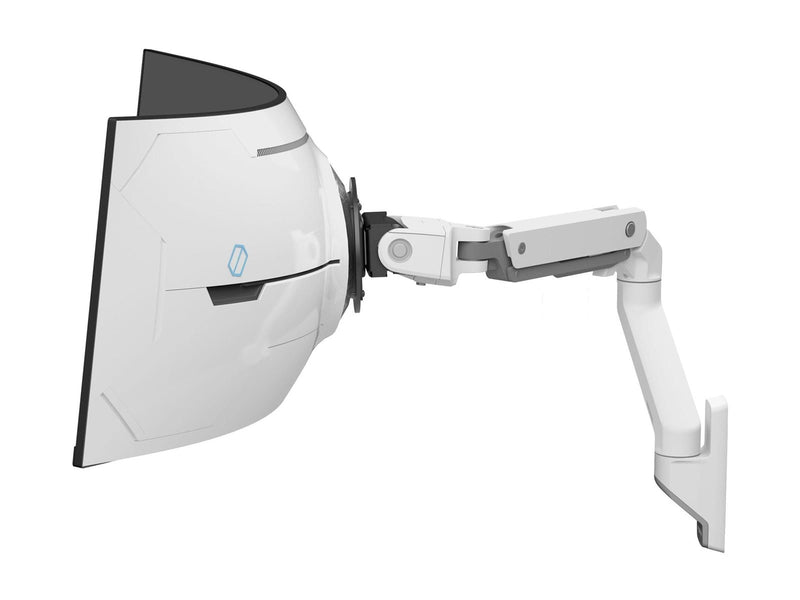 Ergotron HX mounting kit - Constant Force Technology - for curved LCD display - for extreme-depth curved screens - white - Max 17 kg - recommended for 57"