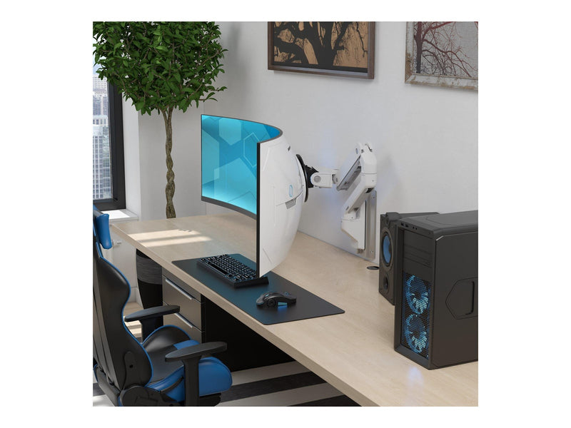 Ergotron HX mounting kit - Constant Force Technology - for curved LCD display - for extreme-depth curved screens - white - Max 17 kg - recommended for 57"