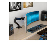 Ergotron HX mounting kit - Patented Constant Force Technology - for curved LCD display - for extreme-depth curved screens - matte black - Max 17 kg - recommended for 57"