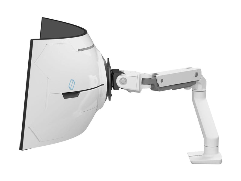 Ergotron HX mounting kit - Patented Constant Force Technology - for curved LCD display - for extreme-depth curved screens - white - Max 17 kg - recommended for 57"