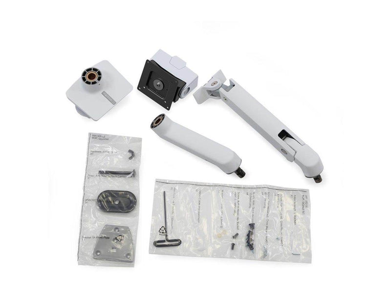 Ergotron HX mounting kit - Patented Constant Force Technology - for curved LCD display - for extreme-depth curved screens - white - Max 17 kg - recommended for 57"