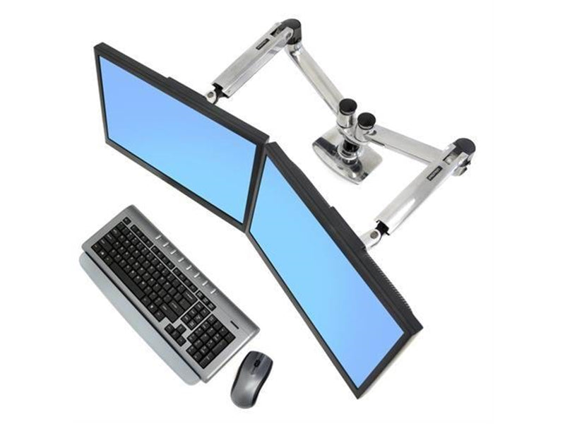 Ergotron LX Dual Side-by-Side Arm - Black