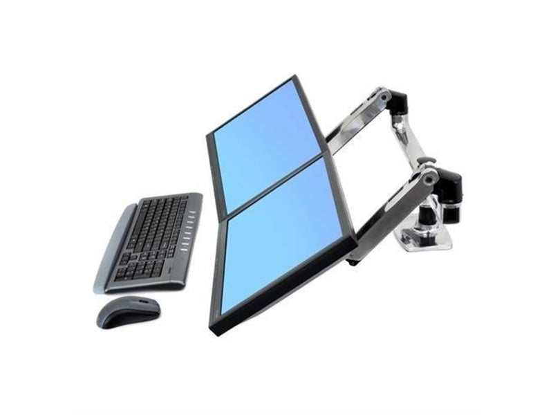 Ergotron LX Dual Side-by-Side Arm - Black