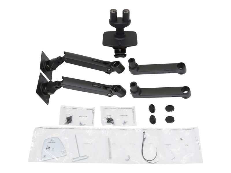 Ergotron LX Dual Side-by-Side Arm - Black