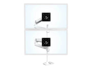 Ergotron LX Dual Stacking Arm Tall Pole (White)