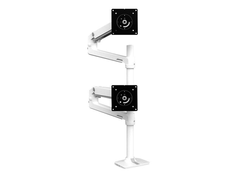Ergotron LX Dual Stacking Arm Tall Pole (White)