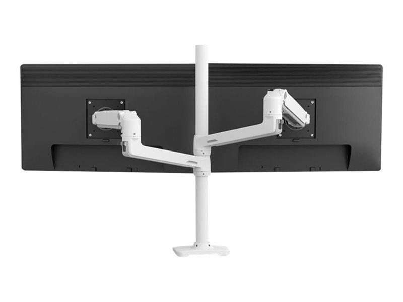 Ergotron LX Dual Stacking Arm Tall Pole (White)